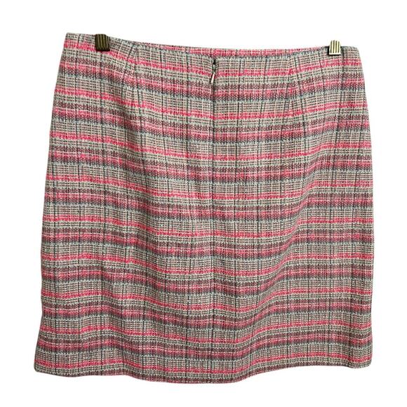 Halogen Pink Tweed Skirt Sz 8 Short Lined Front Pockets Career Wear Coquette - Picture 8 of 8